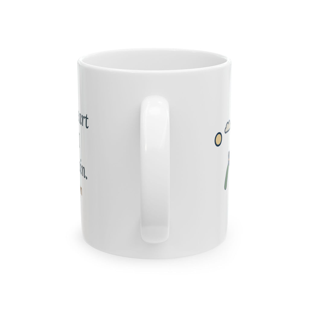 Dickinson Quote Mug, If I Can Stop One Heart From Breaking, Kindness Robin and Nest Coffee Mug 11oz