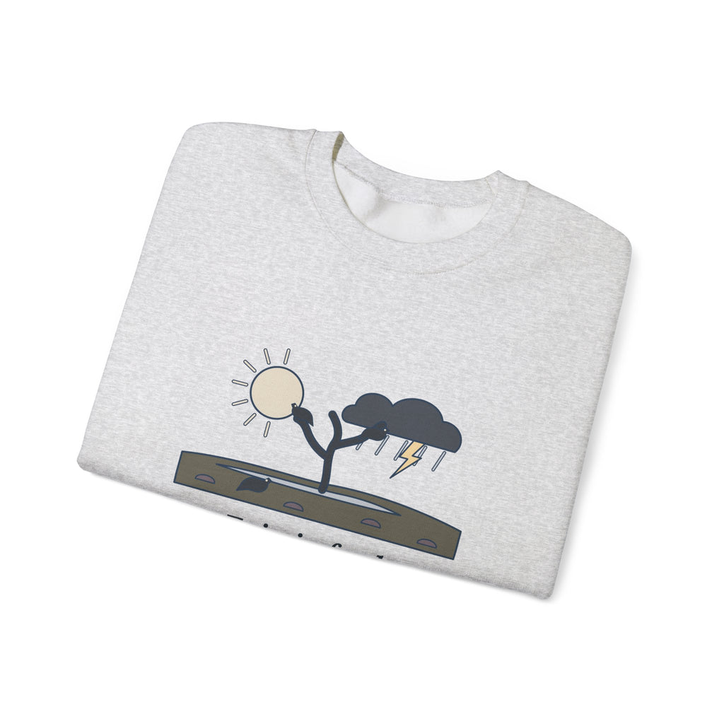 Fair Is Foul and Foul Is Fair Sweatshirt, Gothic Shakespeare Quote Crewneck with Twisted Heath Tree
