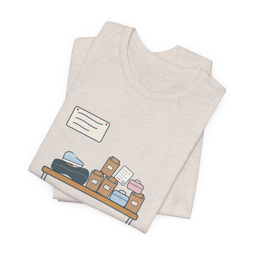 School Secretary T-Shirt - The Forgotten-Lunch Table Is Full Front Office Tee