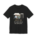 Marathon Medical Tent Nurse T-Shirt - He Asked About His Time First Finish Line Nurse Tee
