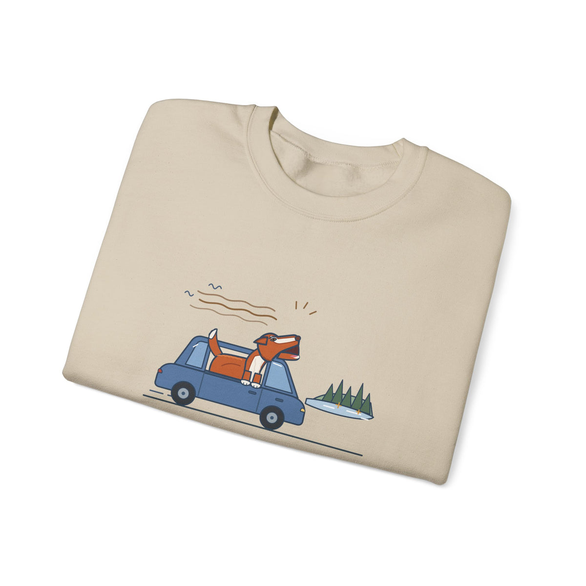 Nova Scotia Duck Tolling Retriever Crewneck Sweatshirt - Screamed the Whole Drive