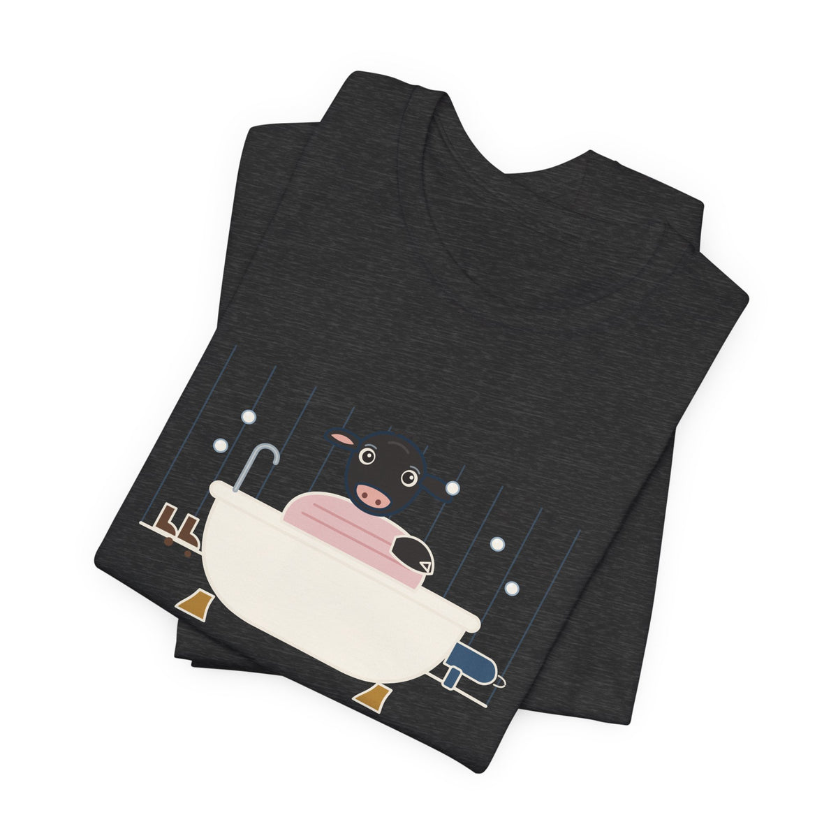 Cattle Rancher T-Shirt - There's a Calf in the Bathtub Again. Calving Season Tee
