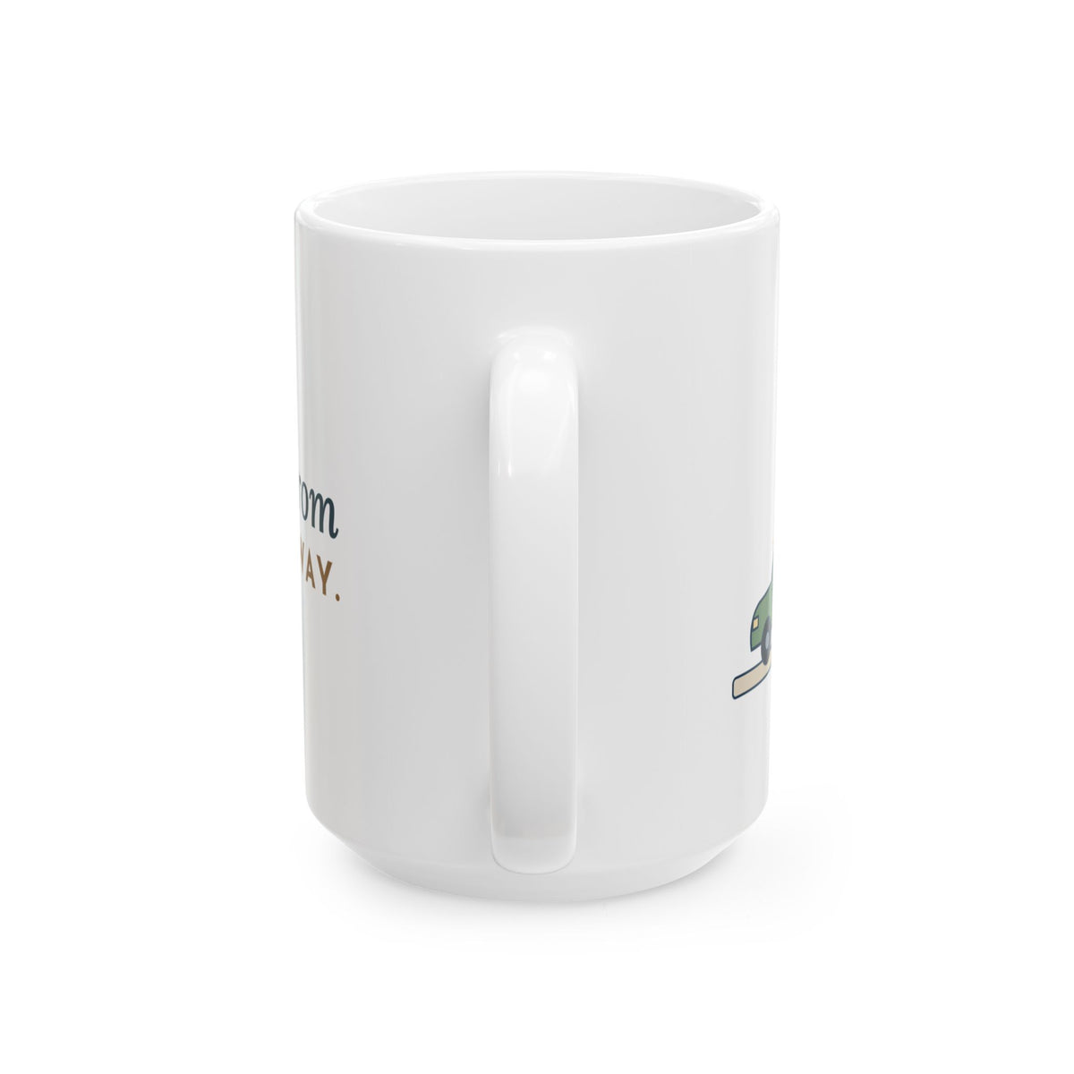 Large 15oz Home Health Nurse Mug - Charting from the Driveway Visiting Nurse Coffee Mug