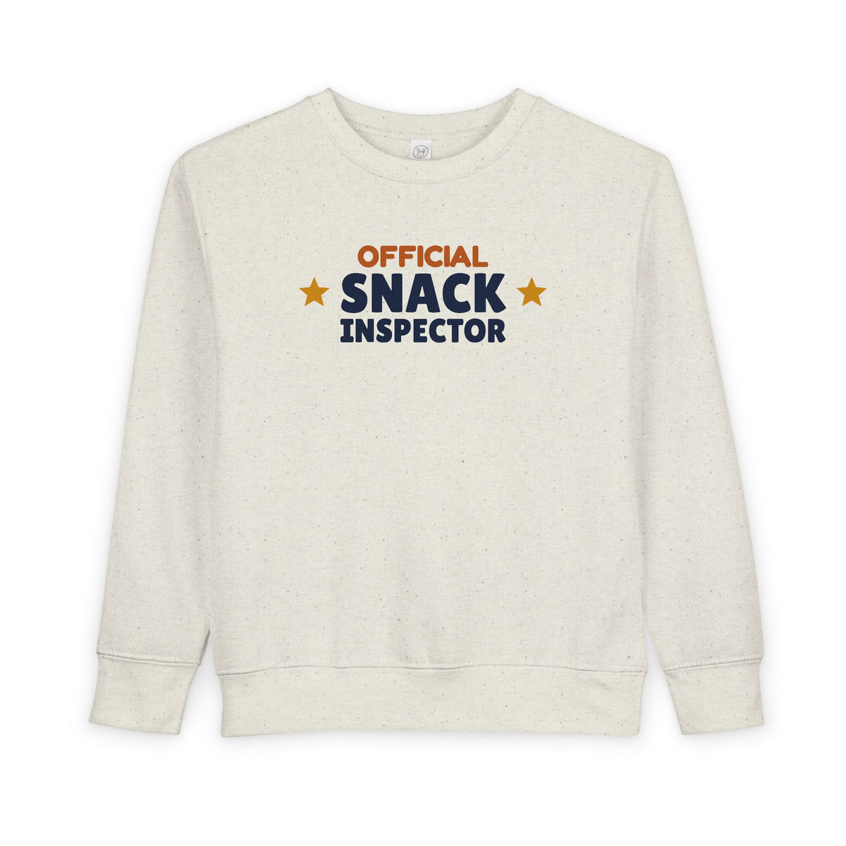 Official Snack Inspector Toddler Sweatshirt, Funny Toddler Crewneck