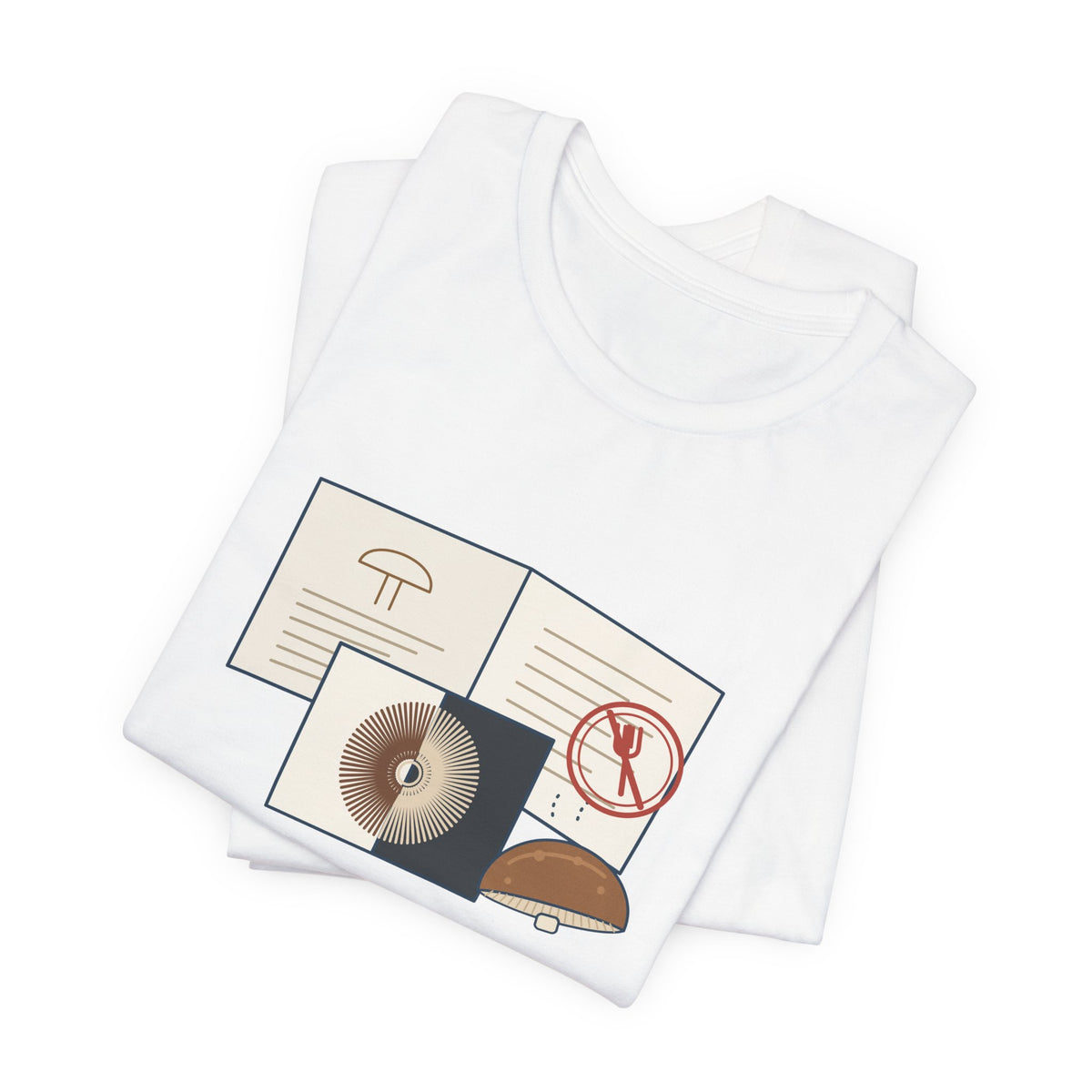 Mushroom T-Shirt - Took a Spore Print. Still Not Eating It. Funny Mycology Tee