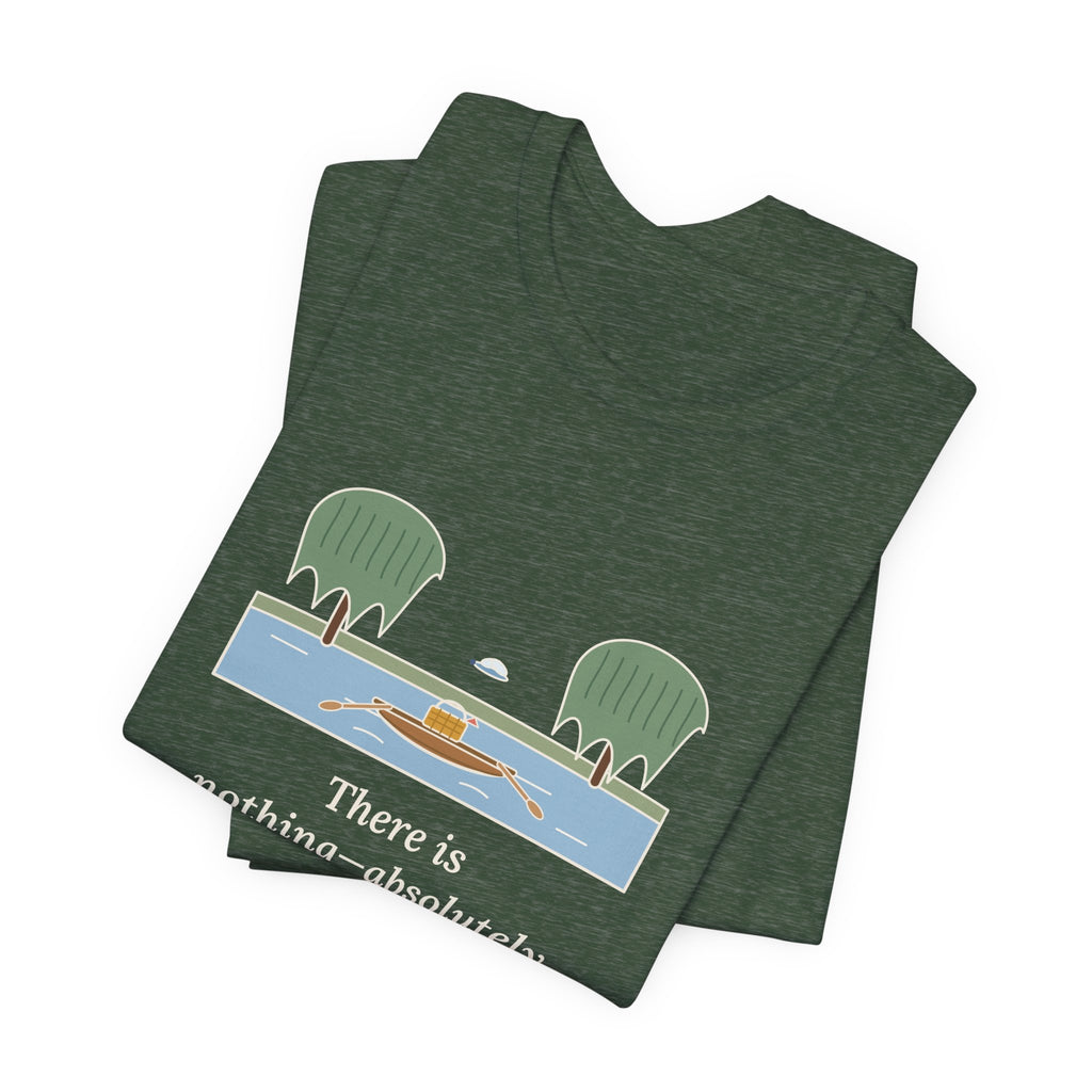Grahame Quote T-Shirt, Simply Messing About in Boats, Boating River Rowboat Tee