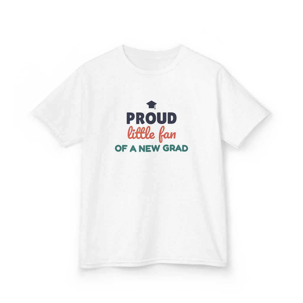 Proud Little Fan of a New Grad Youth T-Shirt, Graduation Kids Shirt