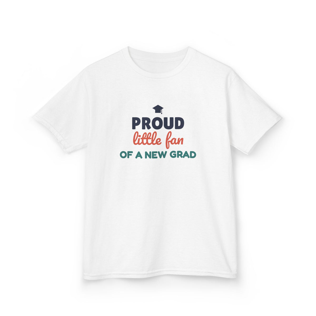 Proud Little Fan of a New Grad Youth T-Shirt, Graduation Kids Shirt
