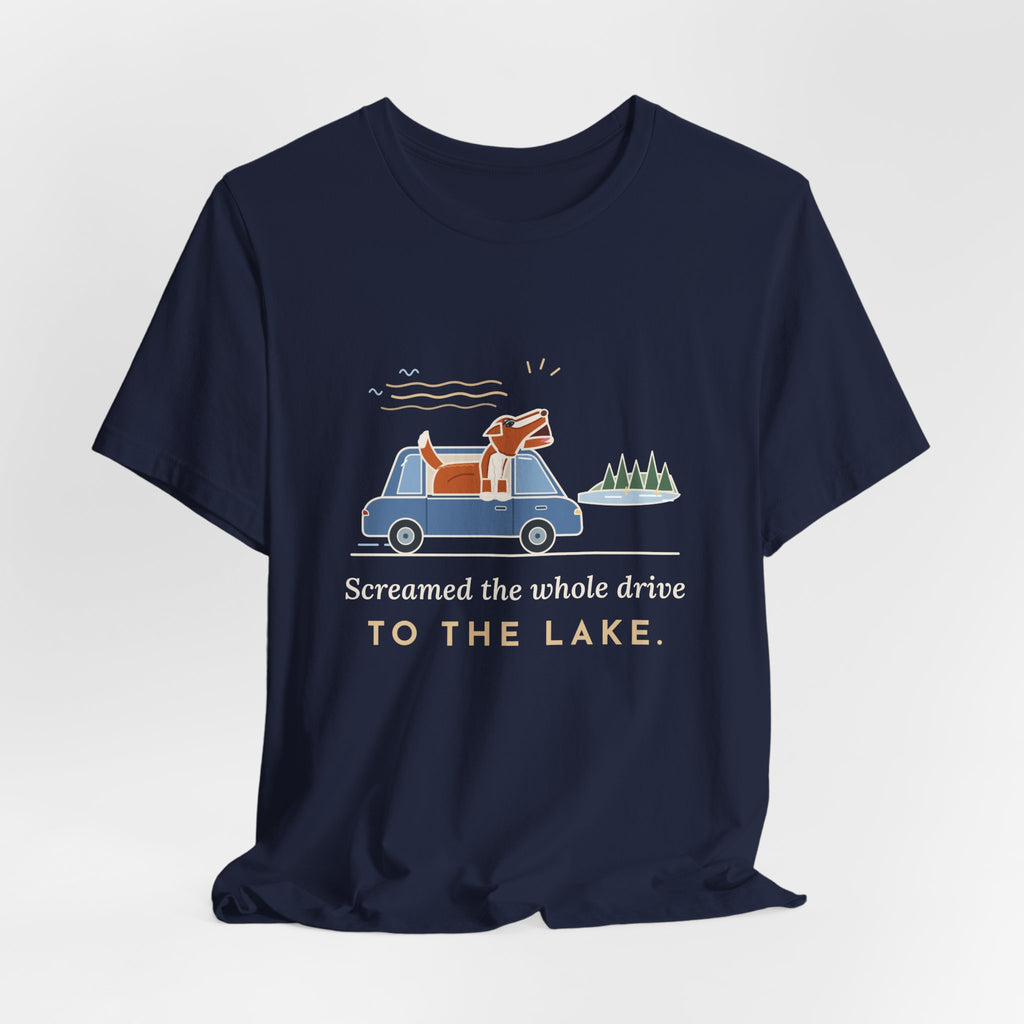 Nova Scotia Duck Tolling Retriever T-Shirt - Screamed the Whole Drive to the Lake