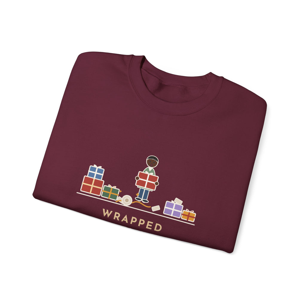 Funny Christmas Crewneck Sweatshirt - The Tape Was Under the Last Gift