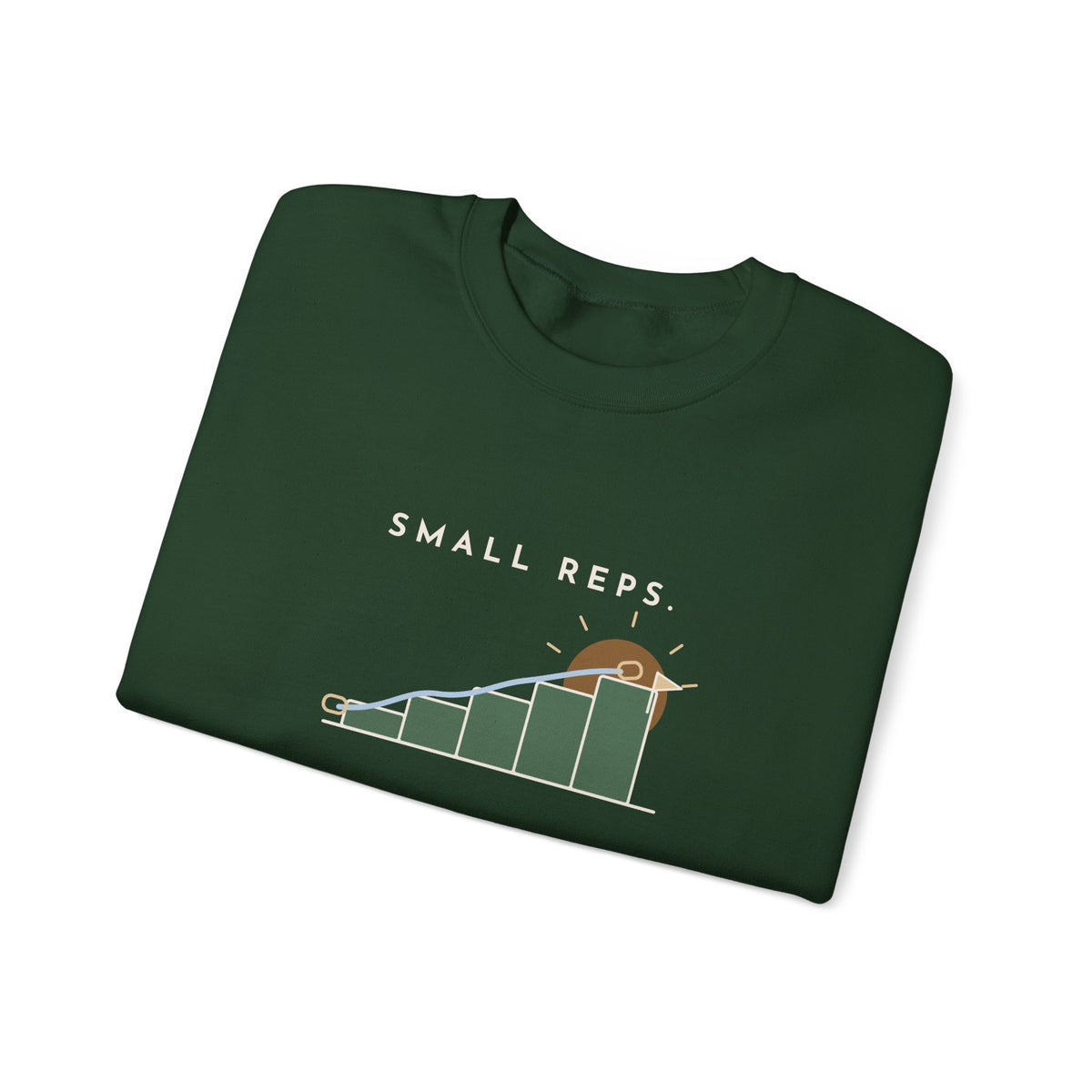 Physical Therapist and OT Crewneck Sweatshirt - Small Reps, Big Comebacks Gift