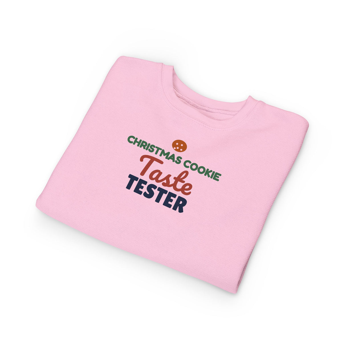 Christmas Cookie Taste Tester Toddler Sweatshirt, Holiday Crewneck