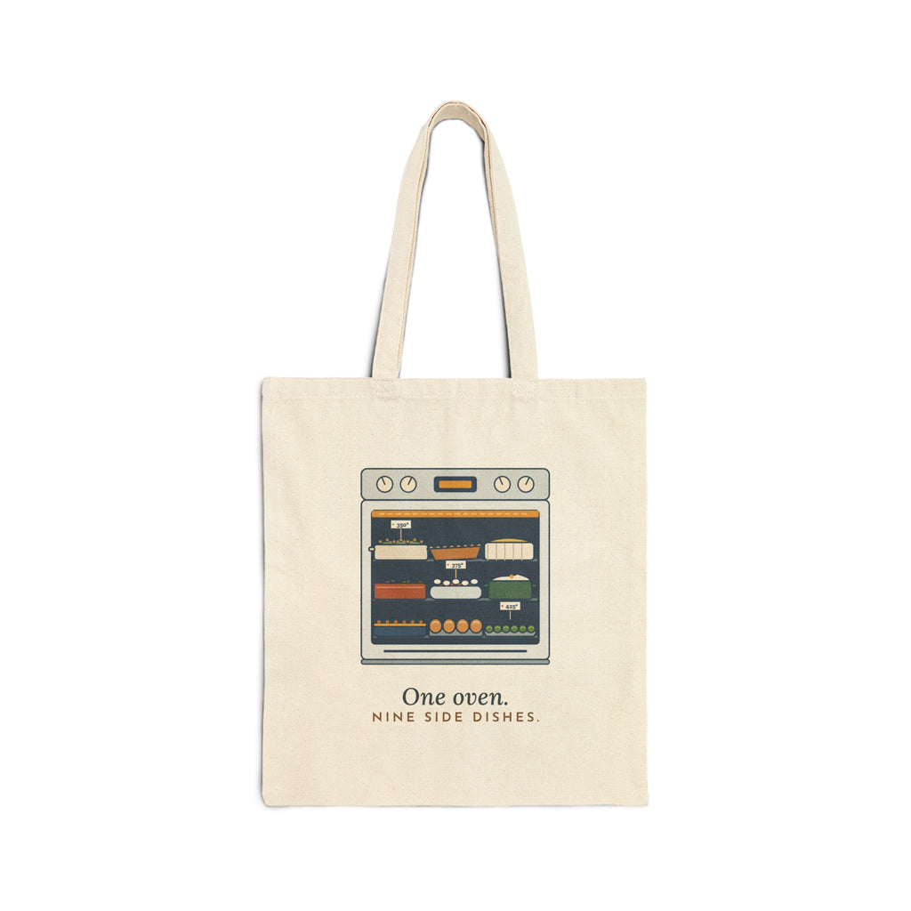 Thanksgiving Tote Bag - One Oven, Nine Side Dishes Host Gift Tote