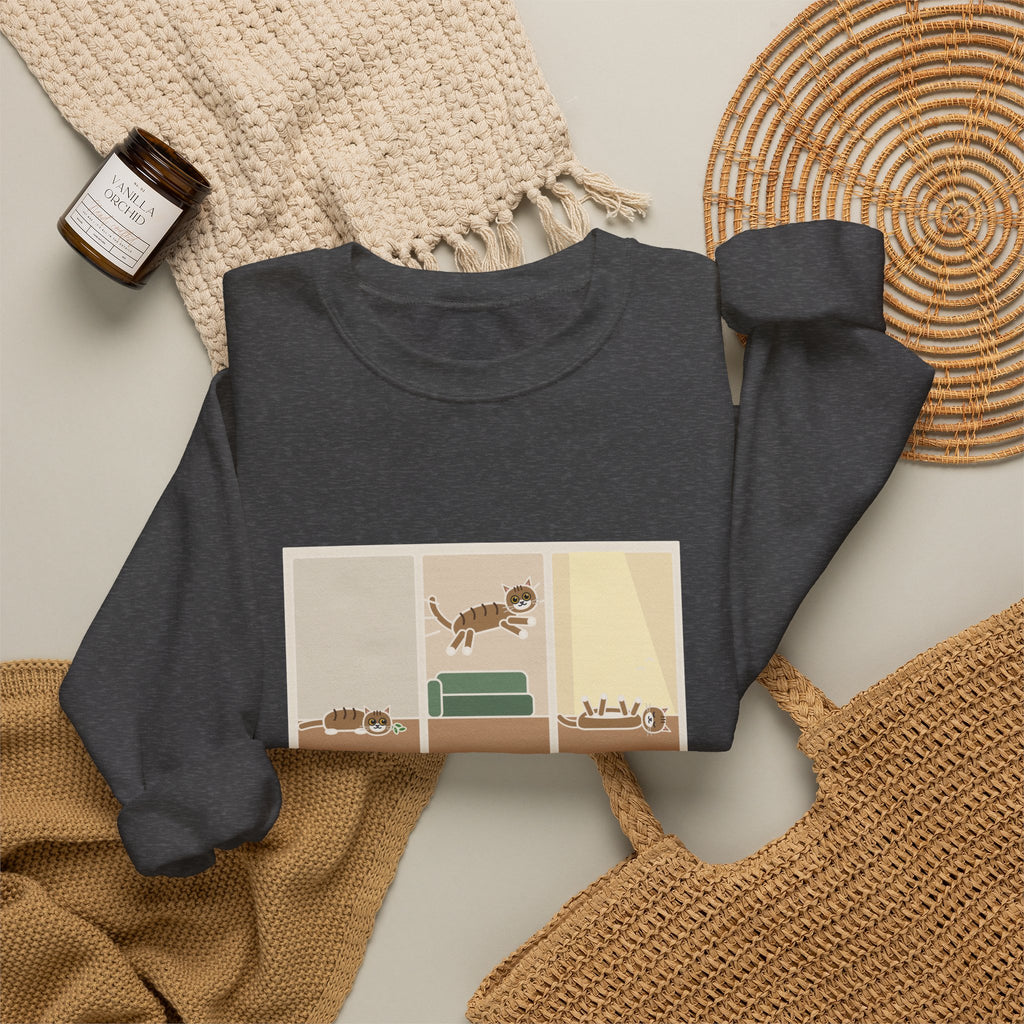 Catnip Sweatshirt, One Pinch, Three Minutes of Chaos, a Four-Hour Nap, Funny Three Panels Crewneck
