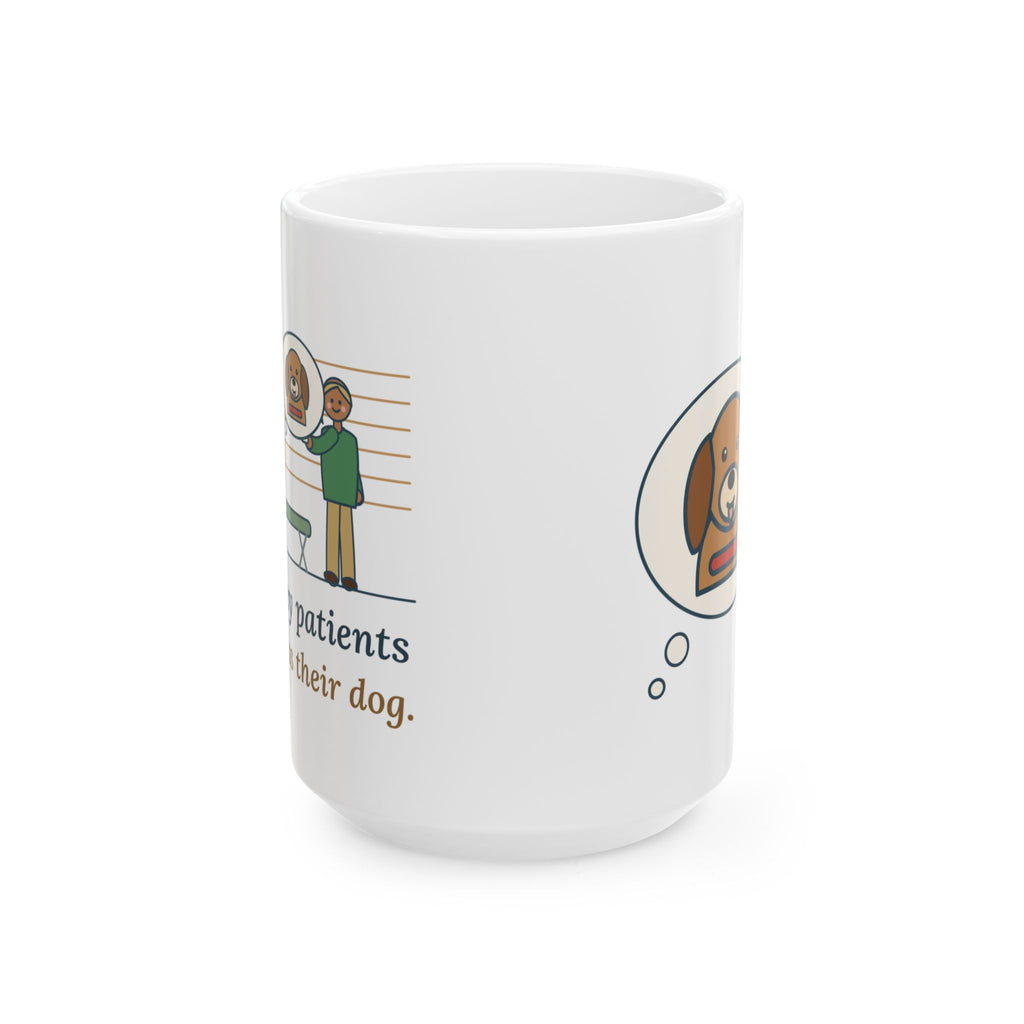 Large Summer Camp Nurse Mug 15oz - Half My Patients Just Miss Their Dog, Camp Nurse Coffee Mug