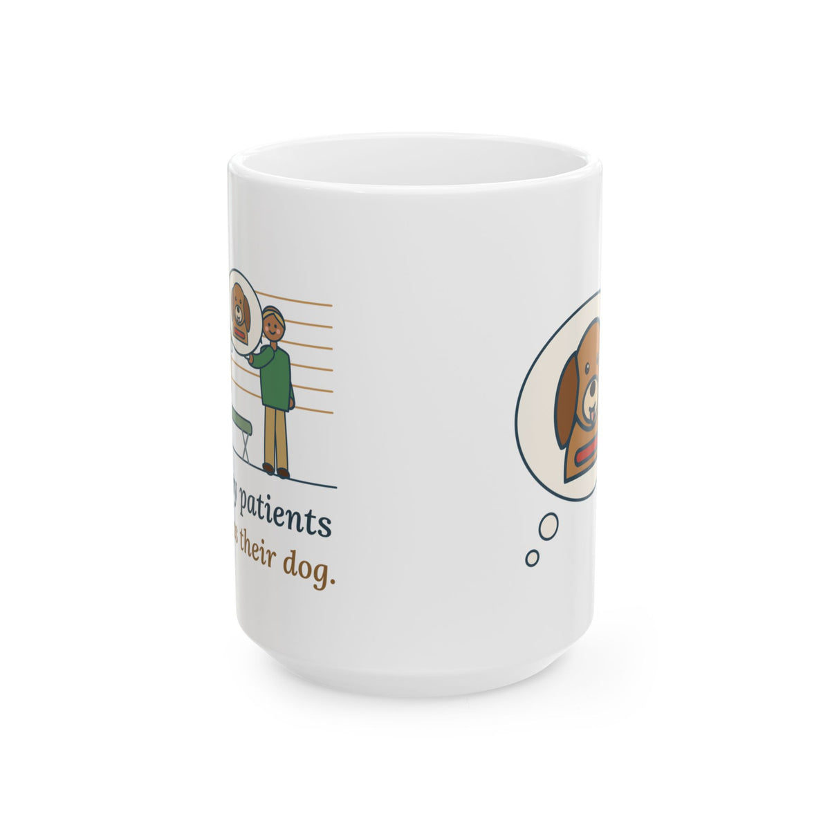 Large Summer Camp Nurse Mug 15oz - Half My Patients Just Miss Their Dog, Camp Nurse Coffee Mug