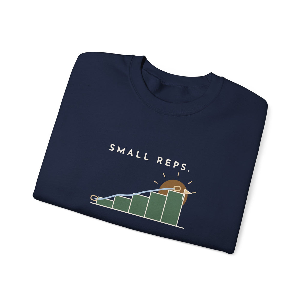 Physical Therapist and OT Crewneck Sweatshirt - Small Reps, Big Comebacks Gift