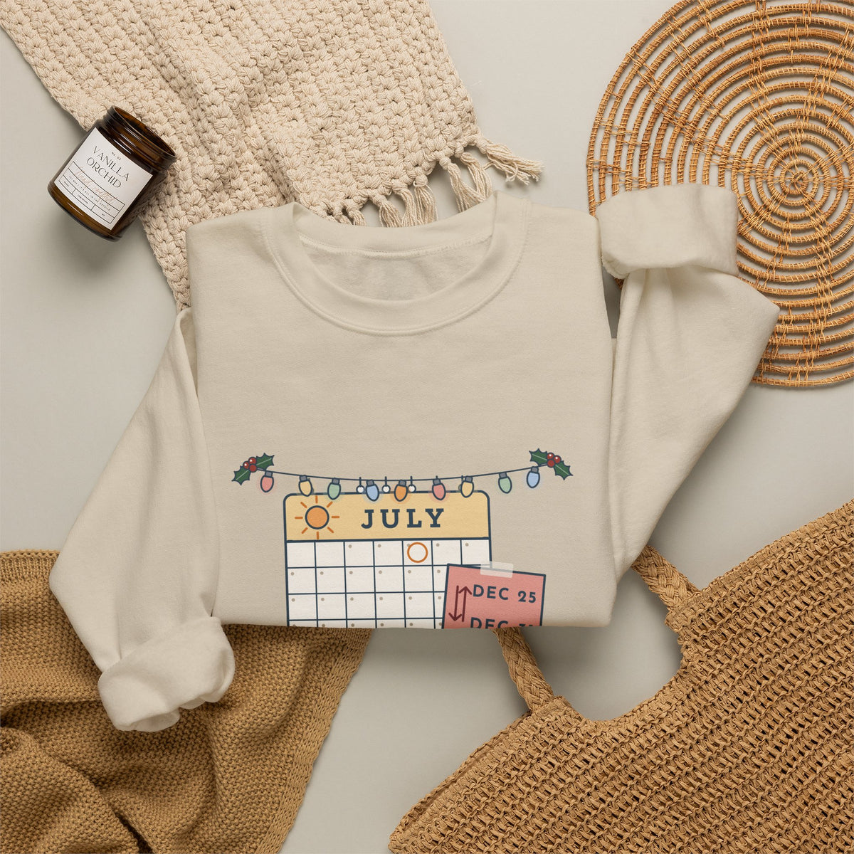 Holiday Nurse Crewneck Sweatshirt - I Traded Christmas for New Year's in July