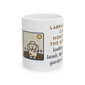 Labradoodle Mug, Came Home from the Groomer Looking Like a Lamb, Rolled in the Garden by Noon, Funny Coffee Mug 11oz