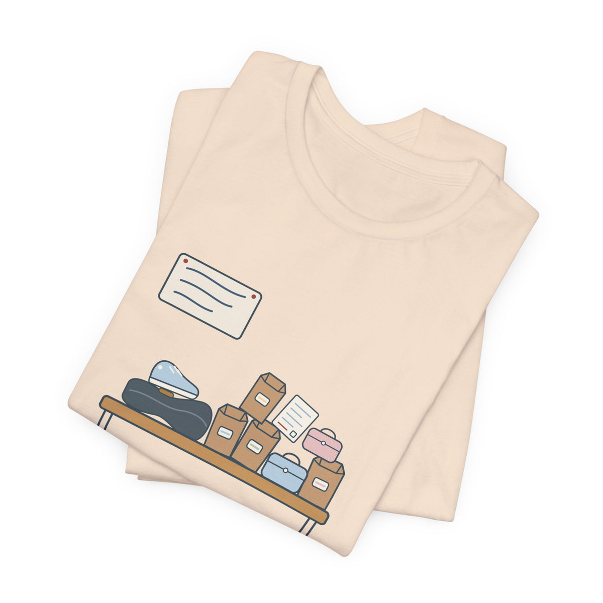 School Secretary T-Shirt - The Forgotten-Lunch Table Is Full Front Office Tee