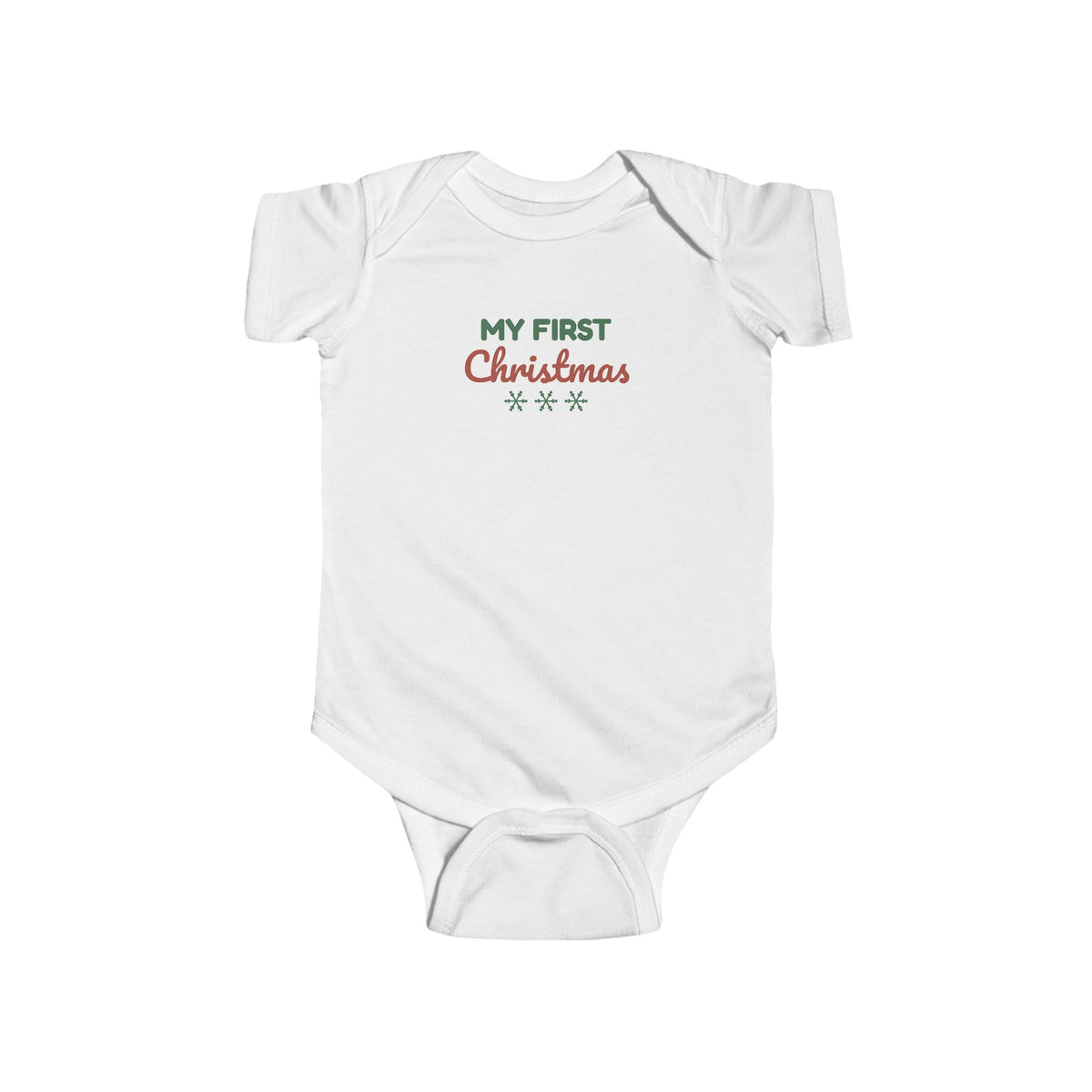 My First Christmas Baby Bodysuit, Holiday Newborn Outfit
