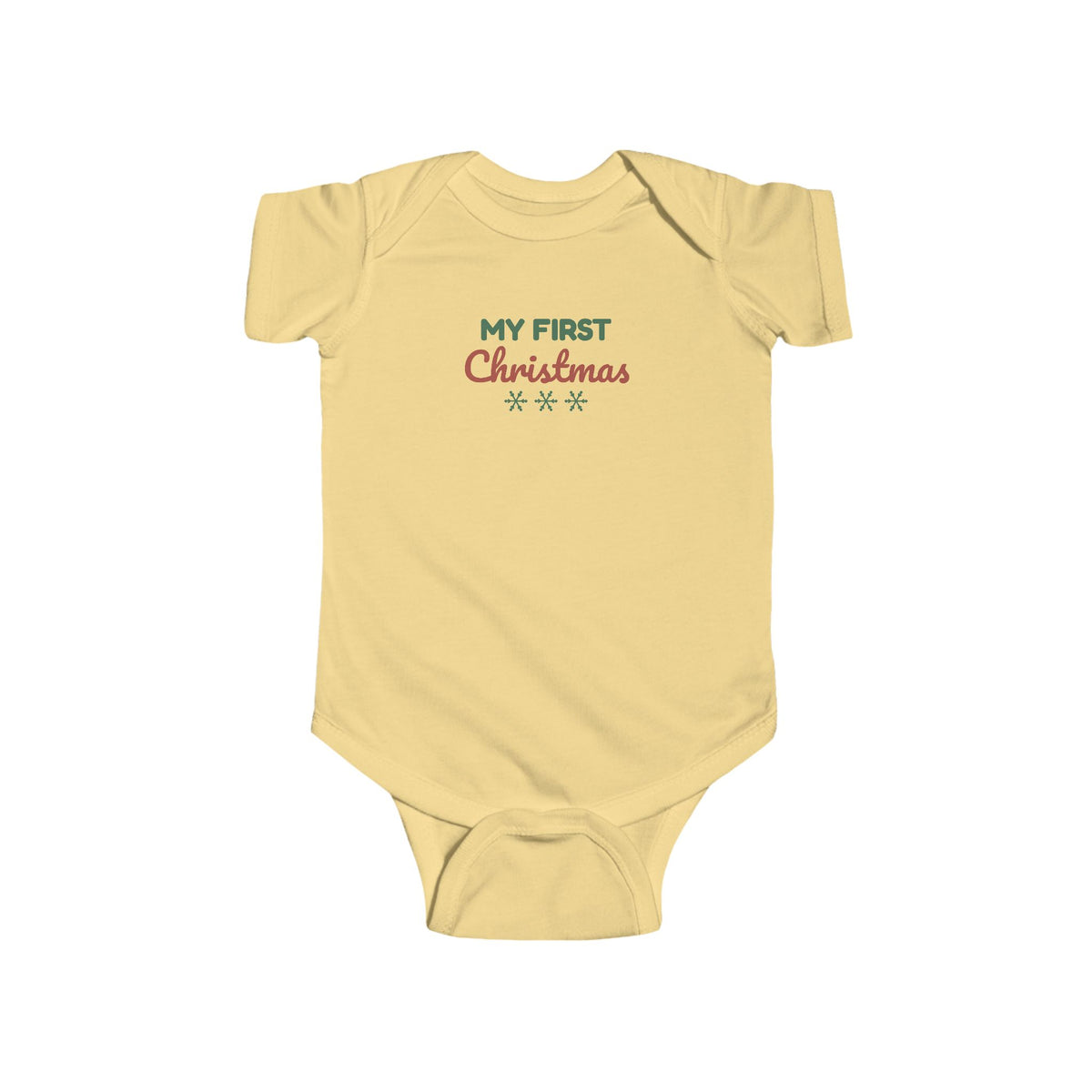 My First Christmas Baby Bodysuit, Holiday Newborn Outfit
