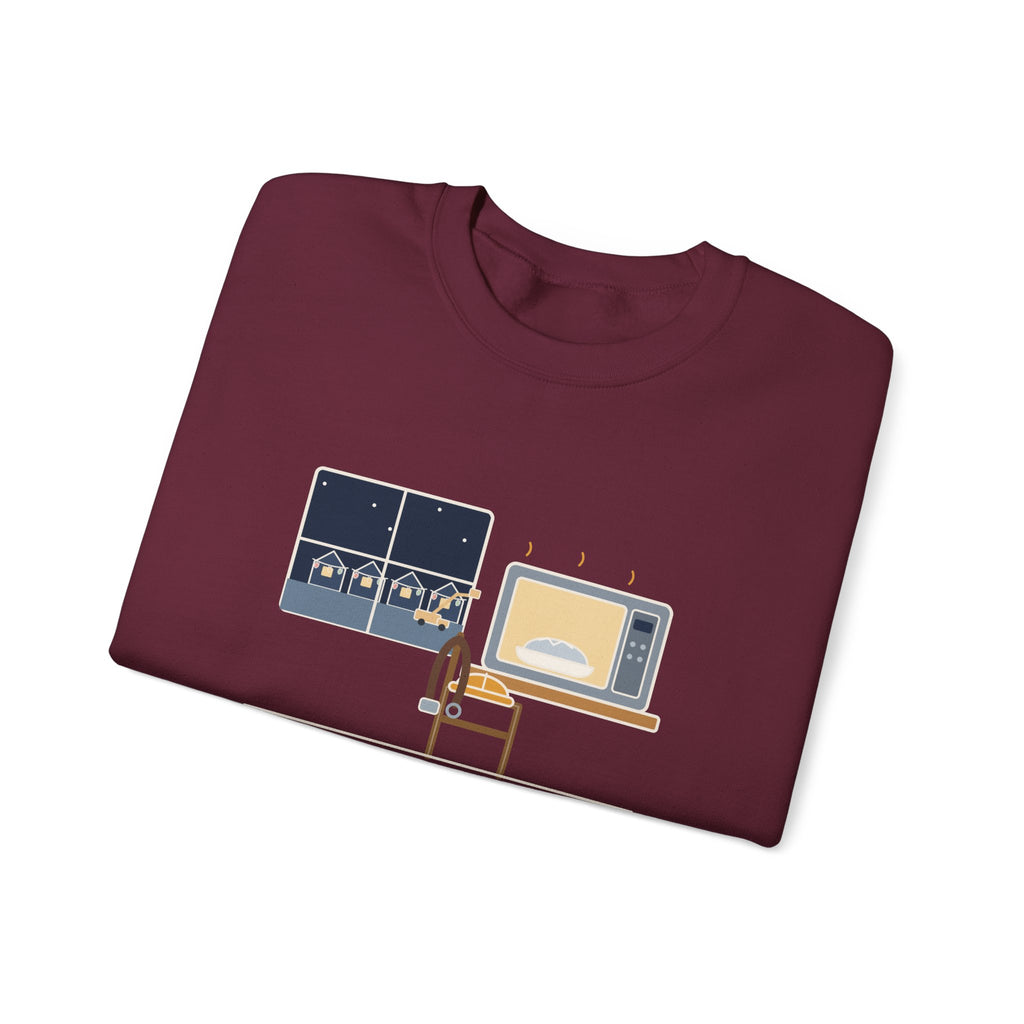 Lineman Crewneck Sweatshirt - Christmas Dinner, Reheated. Your Lights Stayed On.