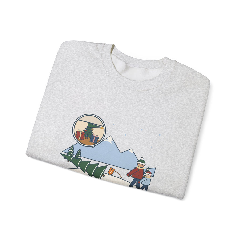 Colorado Christmas Tree Crewneck Sweatshirt - Eleven-Foot Permit Tree, Nine-Foot Ceiling