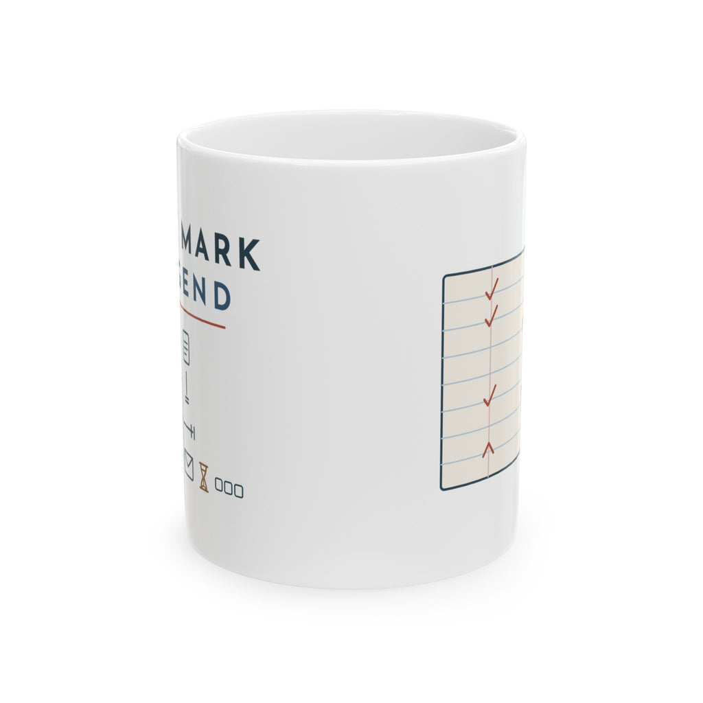 Accountant Coffee Mug - Tick Mark Legend Funny Auditor Busy Season Mug