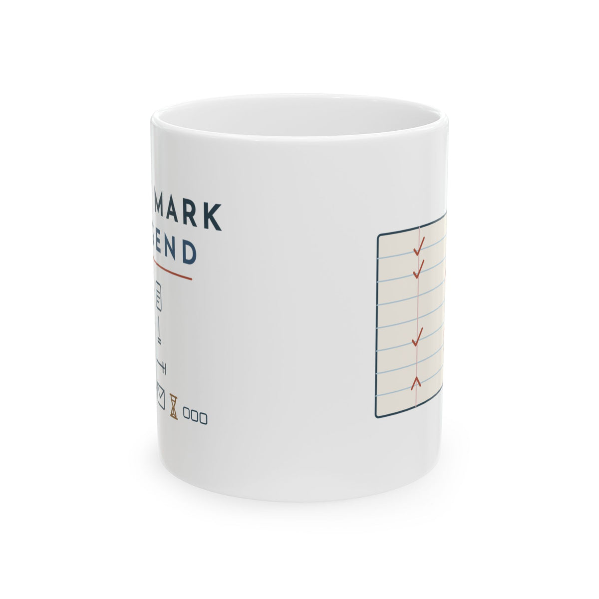 Accountant Coffee Mug - Tick Mark Legend Funny Auditor Busy Season Mug