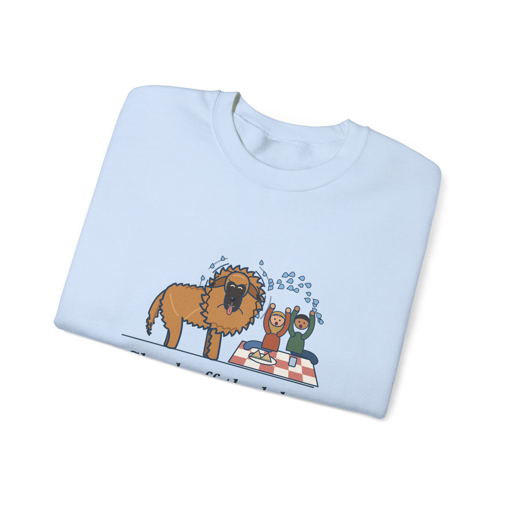 Leonberger Crewneck Sweatshirt - Shook Off the Lake Next to the Picnic