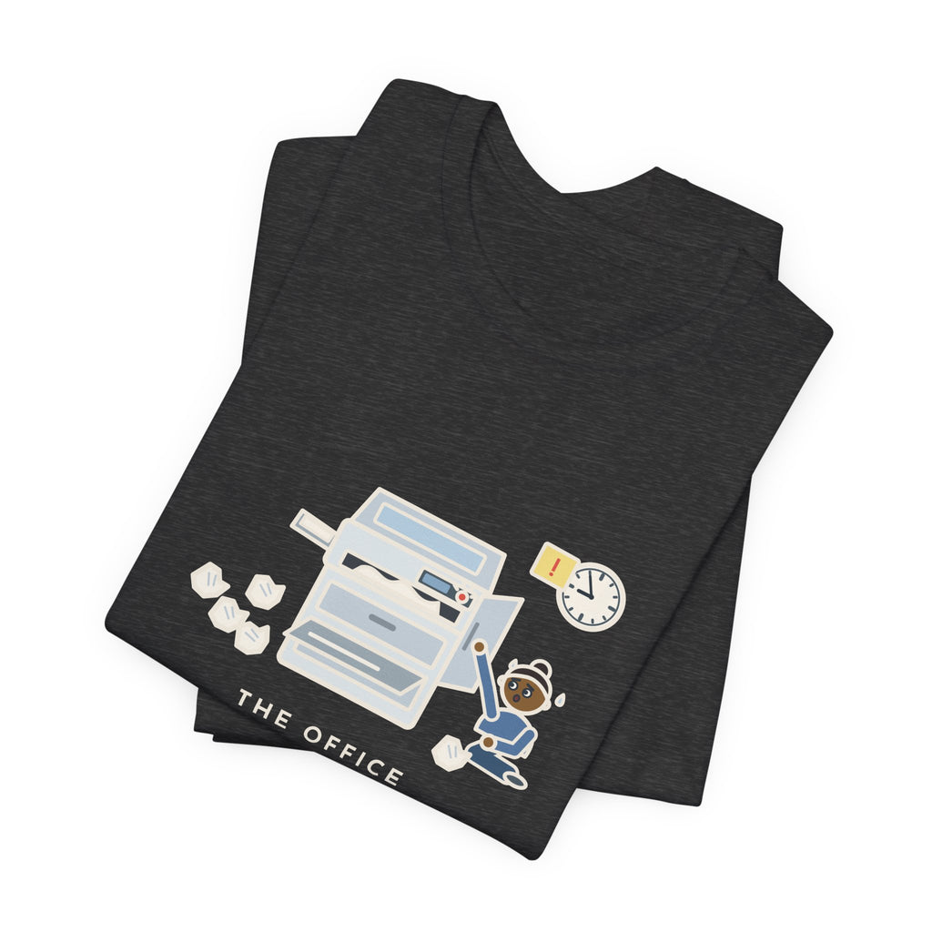 Funny Office T-Shirt, The Copier Worked Fine All Month, Jammed the Morning of the Deadline, Copy Room Tee