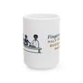 Large Forensic Science Teacher Mug 15oz - Fingerprint Lab. Half the Class Dusted Their Phones.