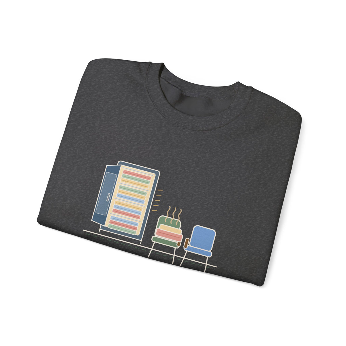 Chaplain Crewneck Sweatshirt - Mostly I Listen. Sometimes I Find Warm Blankets.