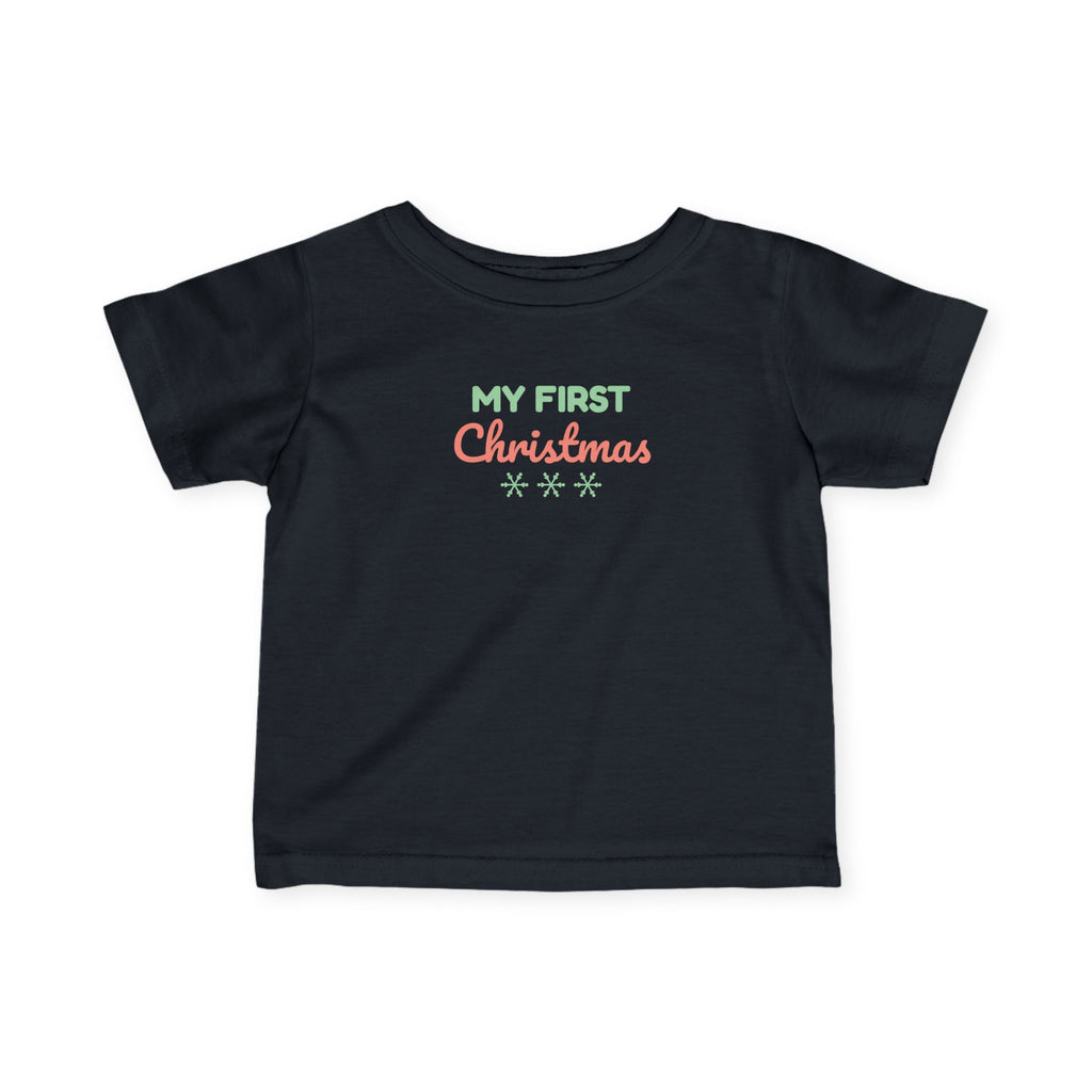 My First Christmas Baby T-Shirt, Holiday Infant Tee