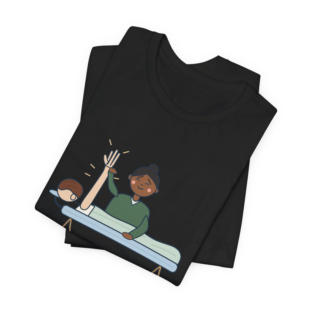 Massage Therapist T-Shirt - You Can Stop Helping Me Lift Your Arm. Funny LMT Tee