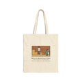 Barn Cat Tote Bag, Showed Up in May, Now He Has a Heated Bed and His Name on the Feed Bill, Barn Corner