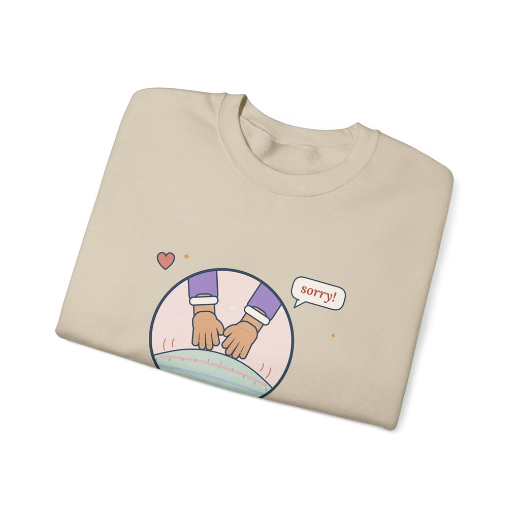 Mother-Baby Nurse Crewneck Sweatshirt - Fundal Massage. I Apologize in Advance.