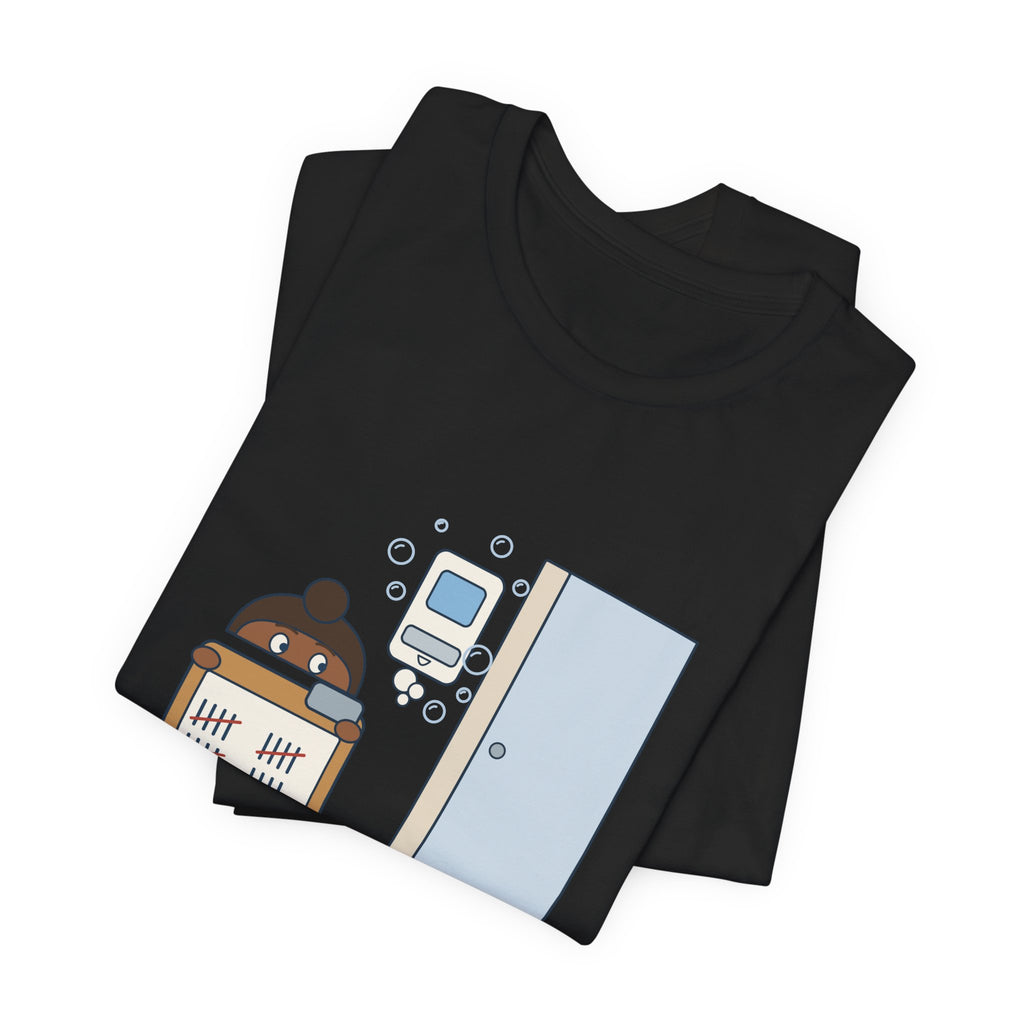 Infection Preventionist T-Shirt - Foam In. Foam Out. I'm Counting. Hand Hygiene Humor Tee