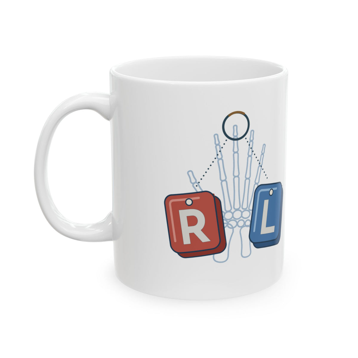 Rad Tech Coffee Mug - I Always Know My Left From My Right Radiology Mug