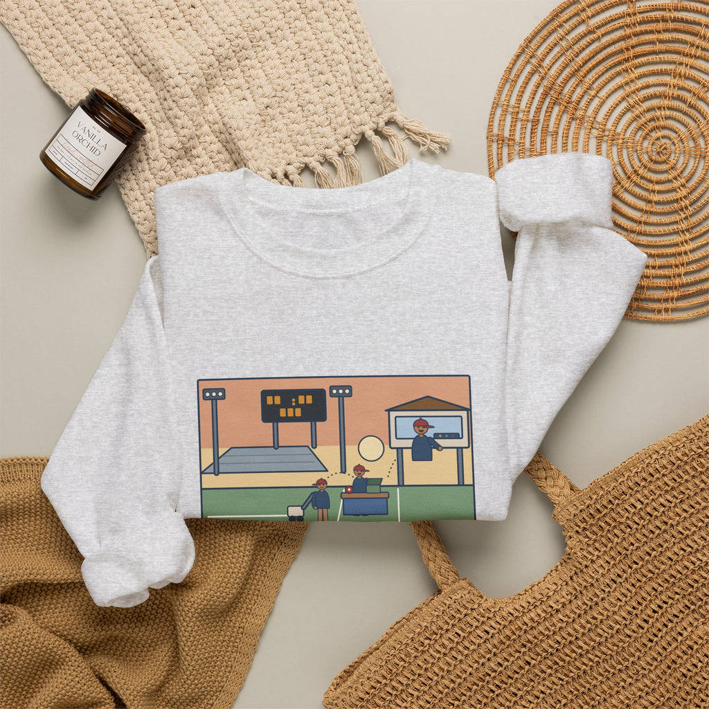 Athletic Director Sweatshirt, On a Friday, Lined the Field, Sold the Tickets, Then Ran the Clock, Funny Game Night Crewneck