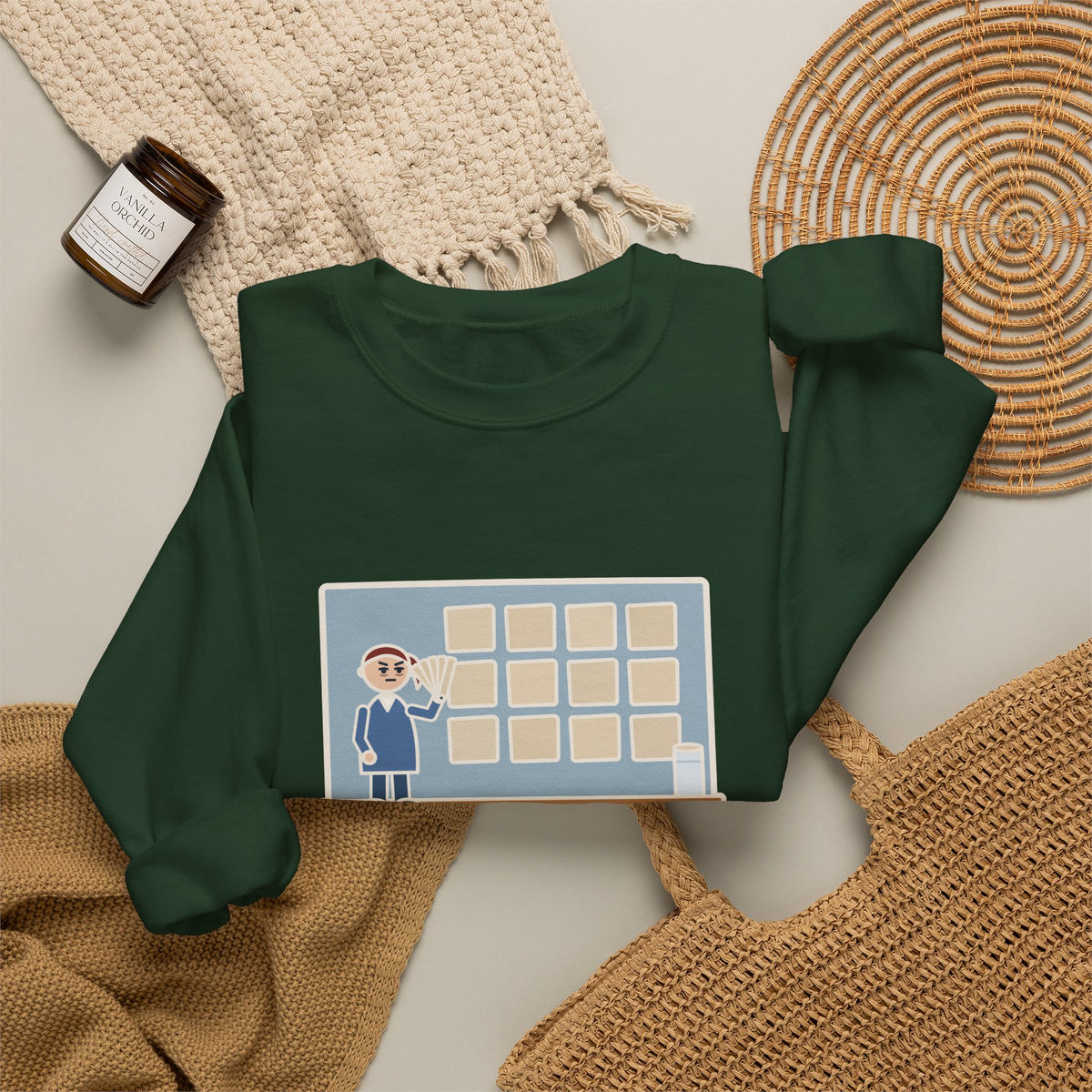 Paint Color Sweatshirt, Spent an Hour Picking One, All Twelve Samples Were Beige, Funny Sample Wall Crewneck