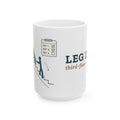 Large 15oz Paramedic Mug - Leg Day: Third-Floor Walk-Up EMT Coffee Mug