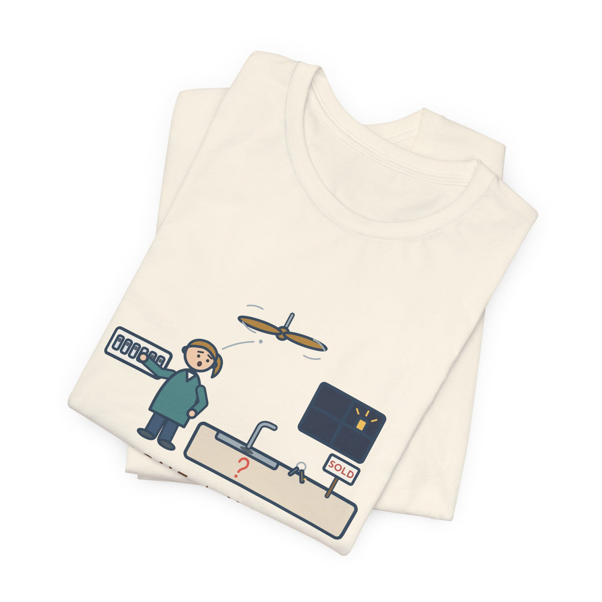 Funny New Homeowner T-Shirt, First Weekend Finding Which Switch Runs the Garbage Disposal, Switch Plate Tee