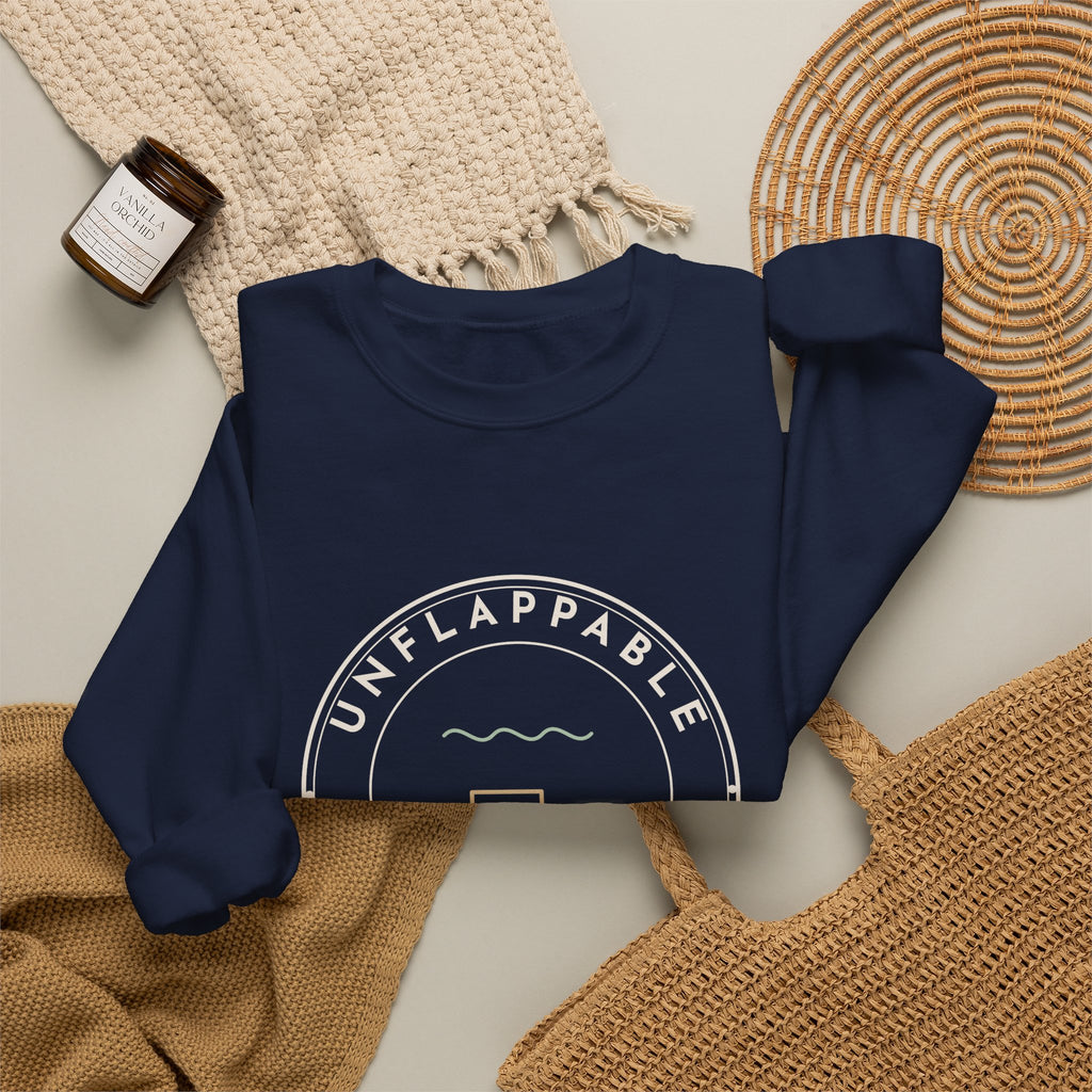 ER Nurse Crewneck Sweatshirt - Unflappable Since Triage Cozy Emergency Nurse Gift
