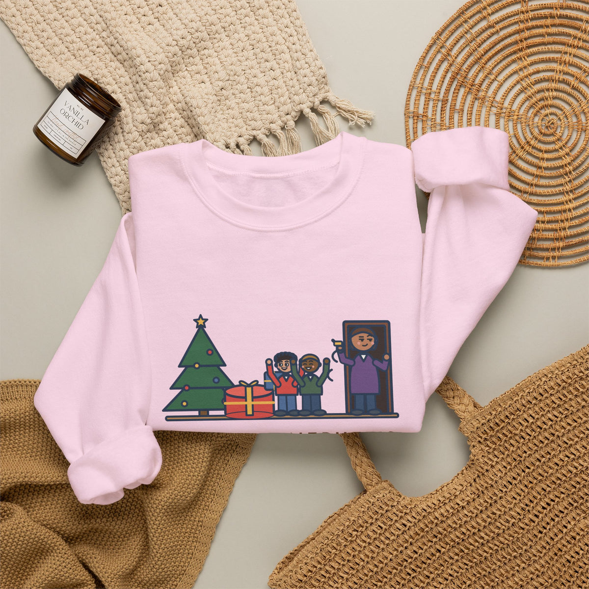 Aunt and Uncle Sweatshirt, Gave the Nephews a Drum Set, Left Before They Opened It, Funny Quick Exit Crewneck
