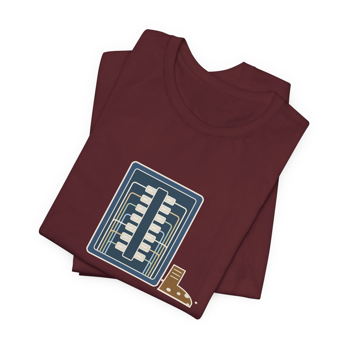 Electrician T-Shirt - Dressed the Panel, Not Myself Funny Electrician Tee