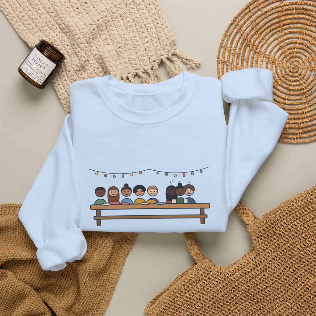 Love All, Trust a Few, Do Wrong to None Sweatshirt, Wisdom Shakespeare Quote Crewneck with Neighborhood Picnic