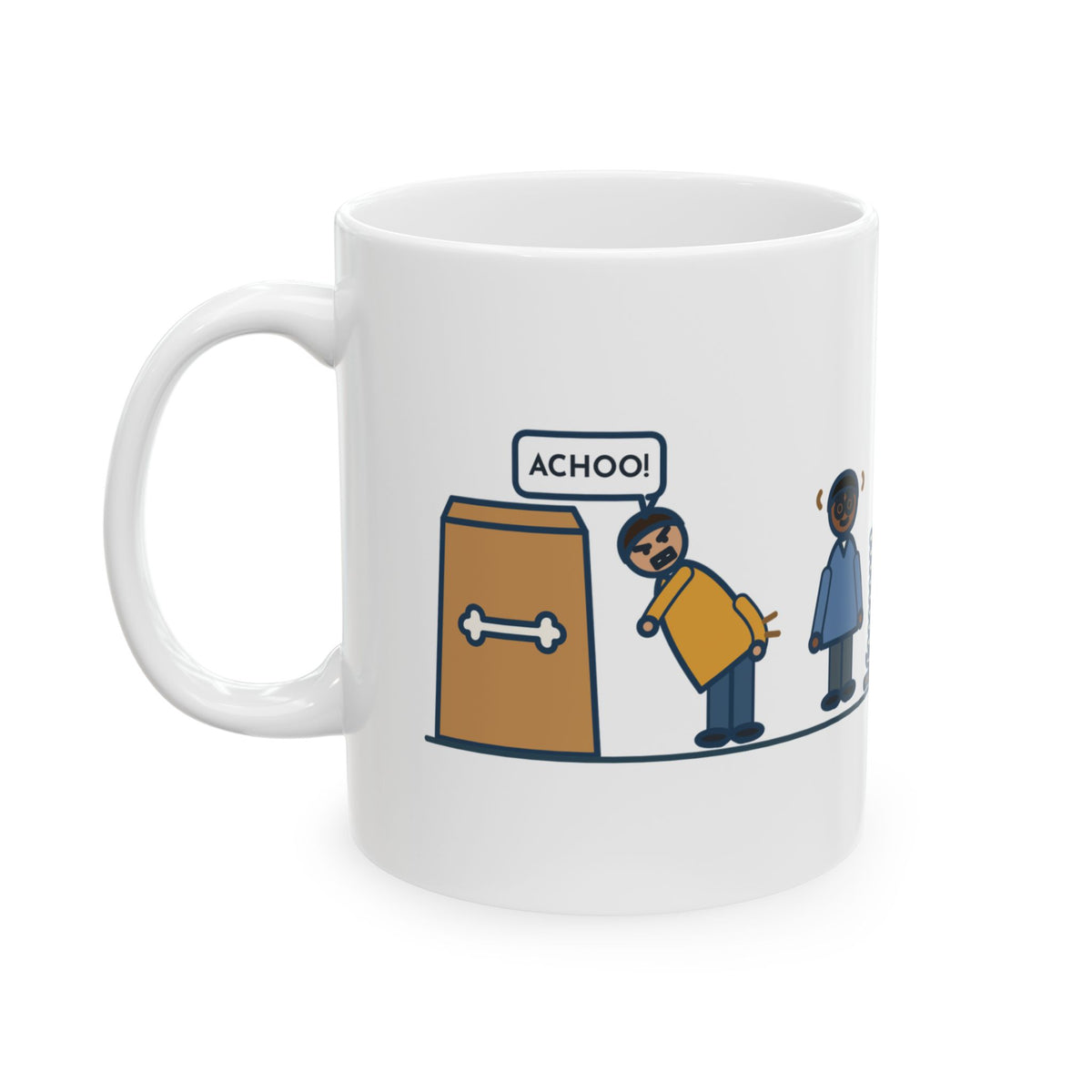 Chiropractor Mug, Asked What Happened, I Sneezed While Picking Up the Dog Food, Funny Coffee Mug 11oz