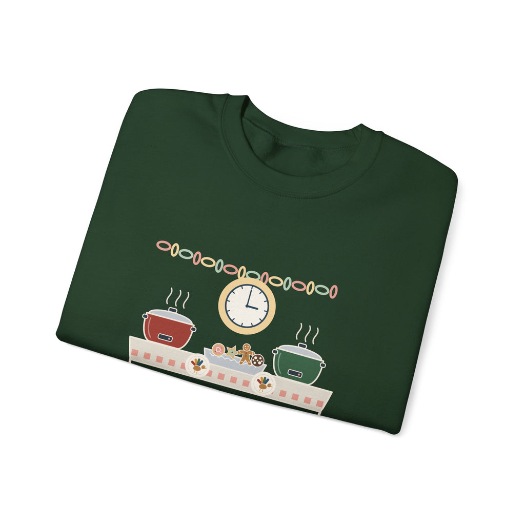 Night Shift Nurse Crewneck Sweatshirt - Holiday Potluck Starts at 0300, Gift for Nurses Working the Holiday Shift